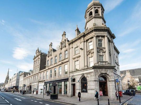 Granite architecture in Aberdeen city centre